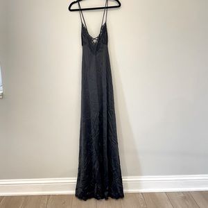 Vanity Fair Black Slip Dress